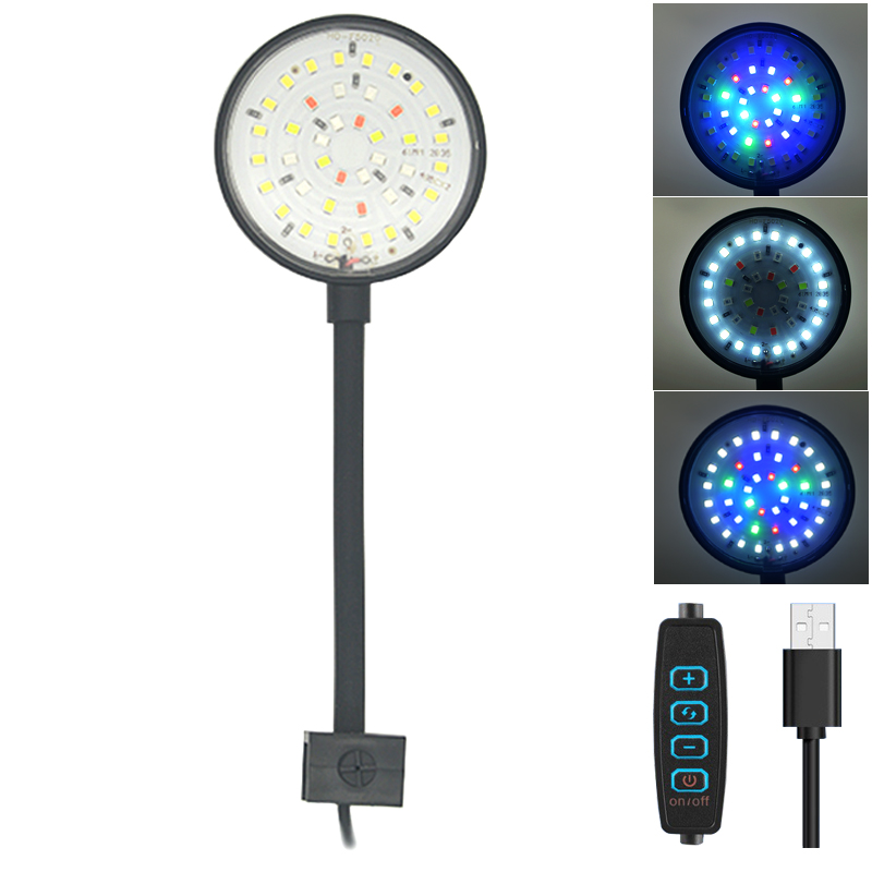 Lámpara LED USB para acuario,  - Marine Aquarium Led Lights reseña y precio