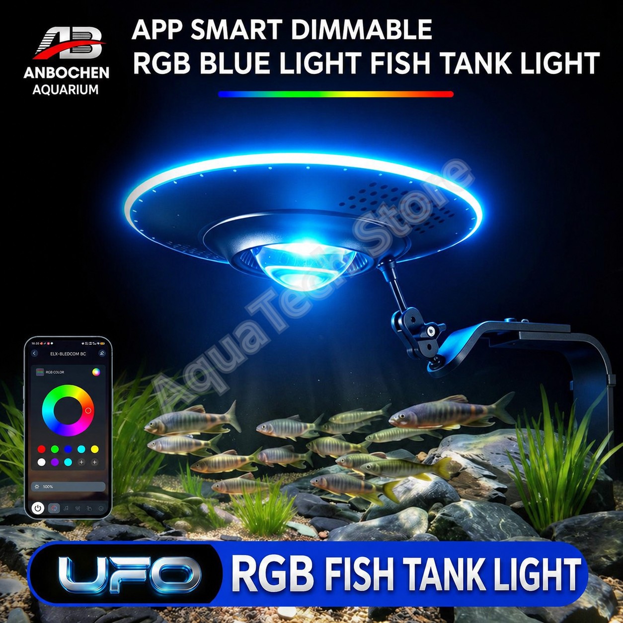 Lámpara LED RGB para acuario A - Marine Aquarium Led Lights reseña y precio